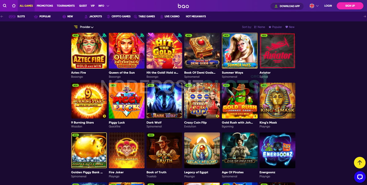 Bao Casino Games